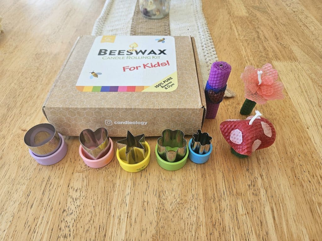 keep kids busy with a beeswax kit for kids.