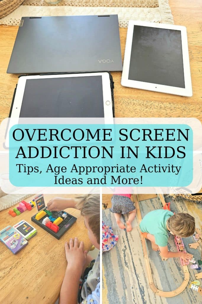 Overcome screen addiction in kids