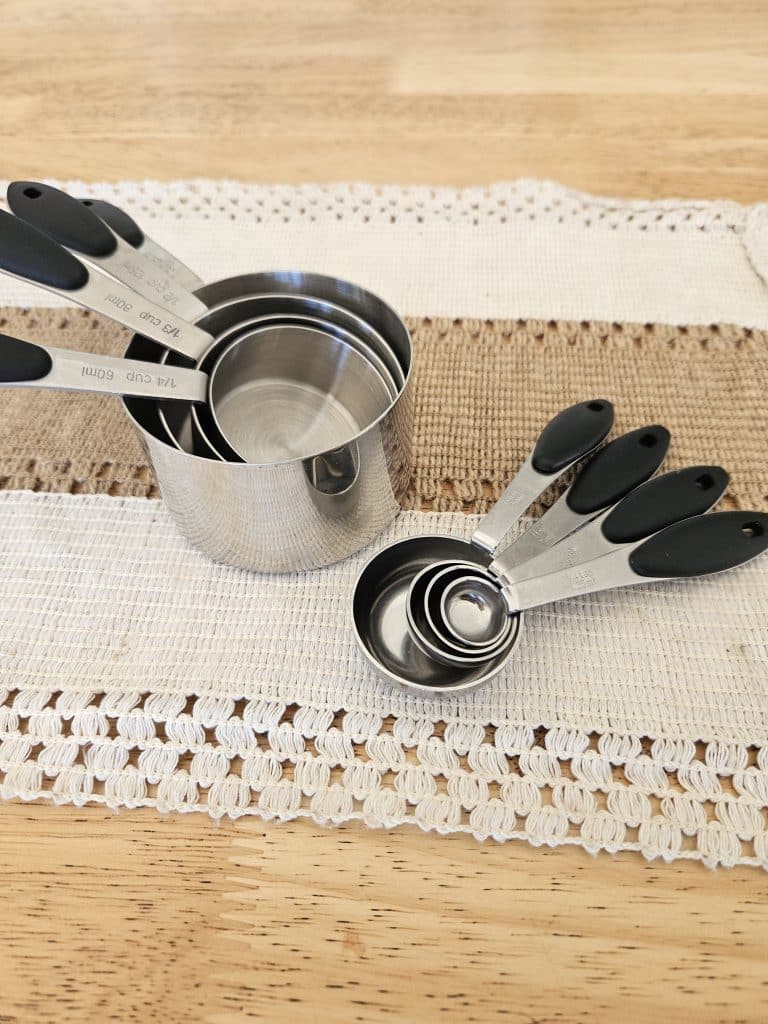 homemaking essentials stainless steel measuring cups and spoons