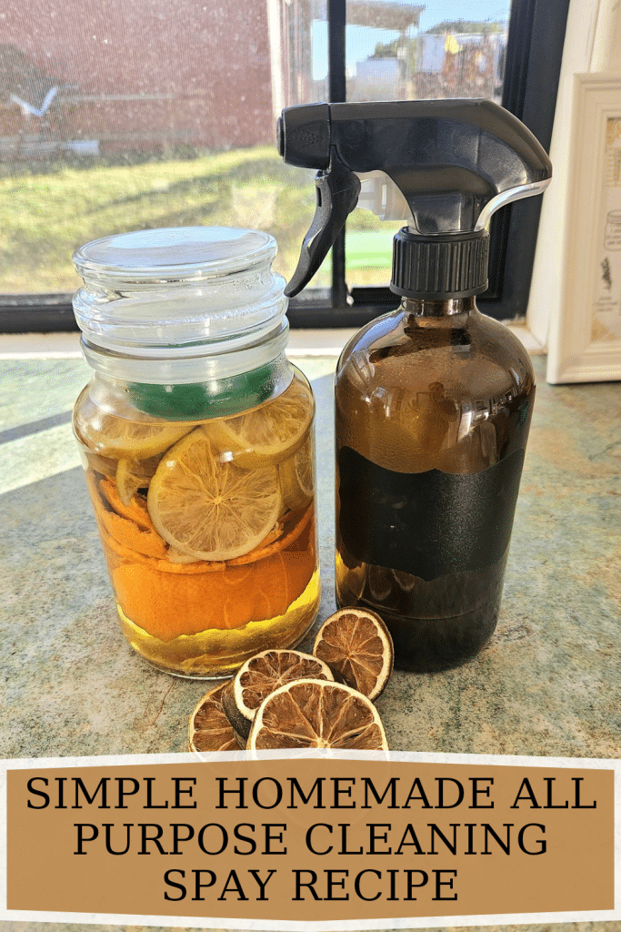 A super easy and effective all-purpose vinegar cleaning spray you will love.  This natural homemade cleaning spray cuts through grease and gets the job done!