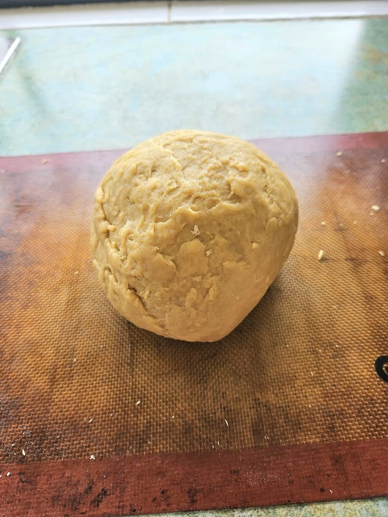 Sourdough cinnamon ball fermenting.