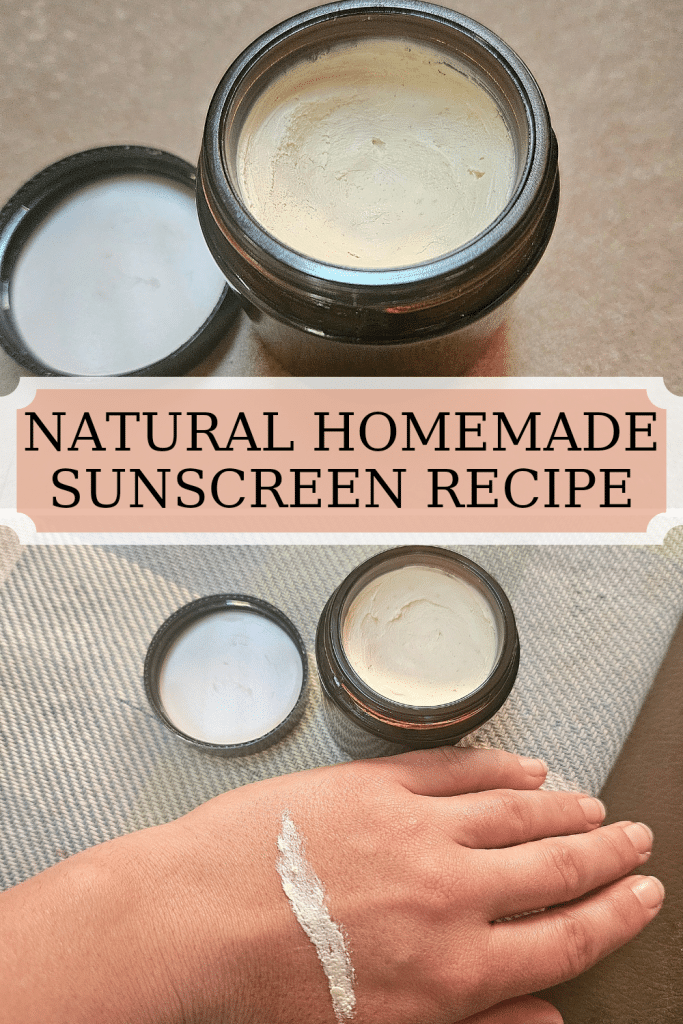 A natural homemade sunscreen that is nourishing for your skin. This water-resistant sunscreen is a great alternative.