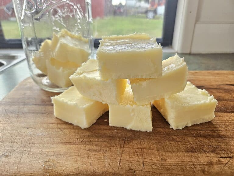 Homemade beef tallow.