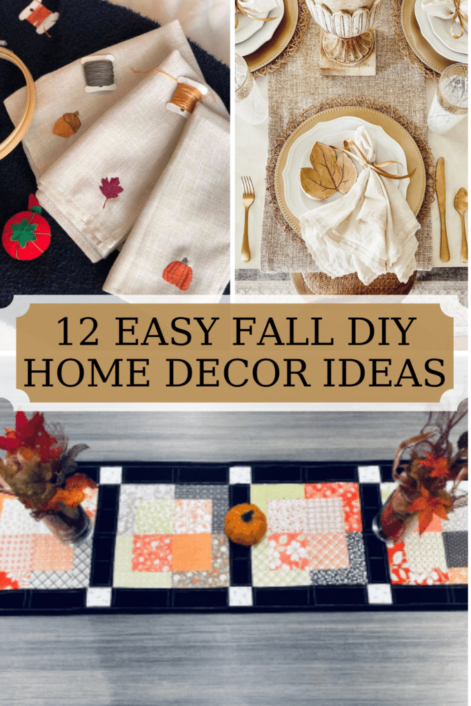 Here are 12 easy fall crafts that make beautiful decorations for your home. Get into the season with these simple fall DIY's.