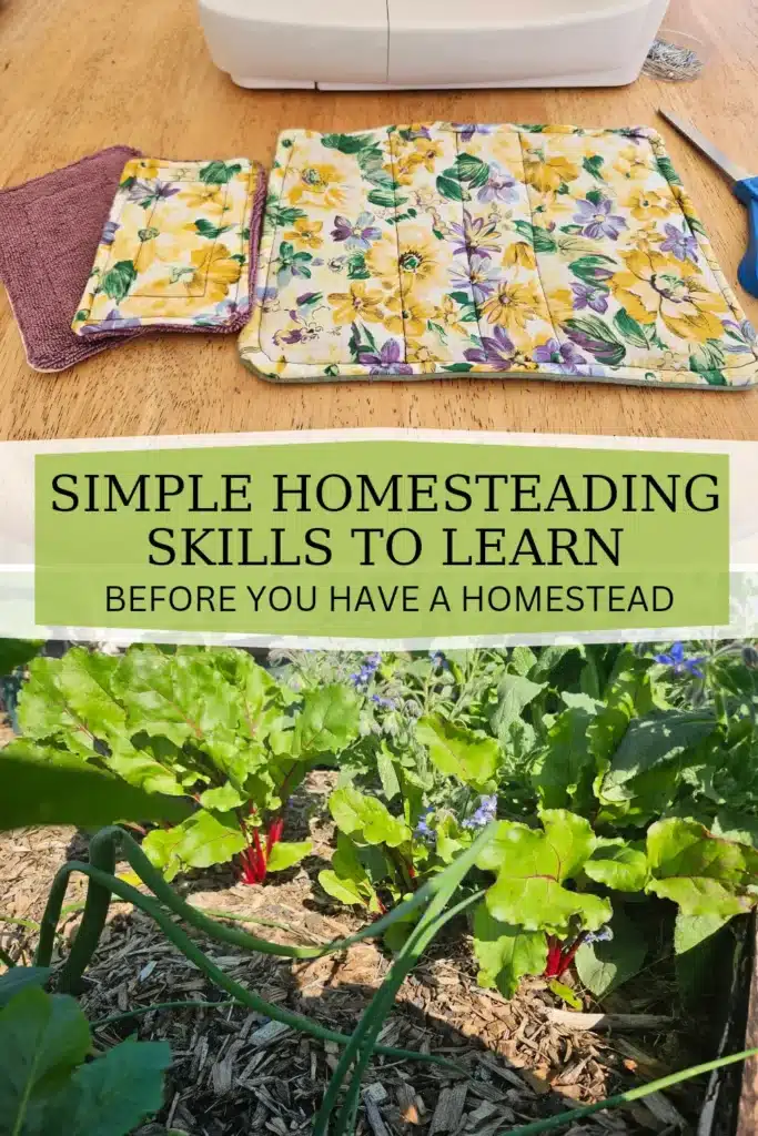 Here is a list of 11 homesteading skills you should start learning before you own a homestead. You can learn these skills wherever you live!