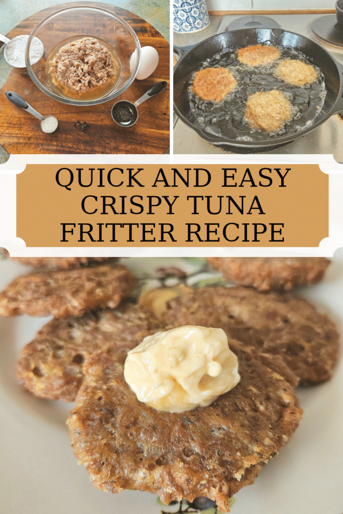 A very easy crispy tuna fritter recipe you will love. A delicious quick lunch or dinner recipe that is kid approved!