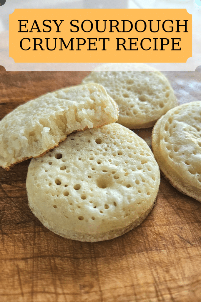 An easy sourdough discard crumpet recipe. You can whip up a quick and healthy breakfast in no time with this simple recipe!