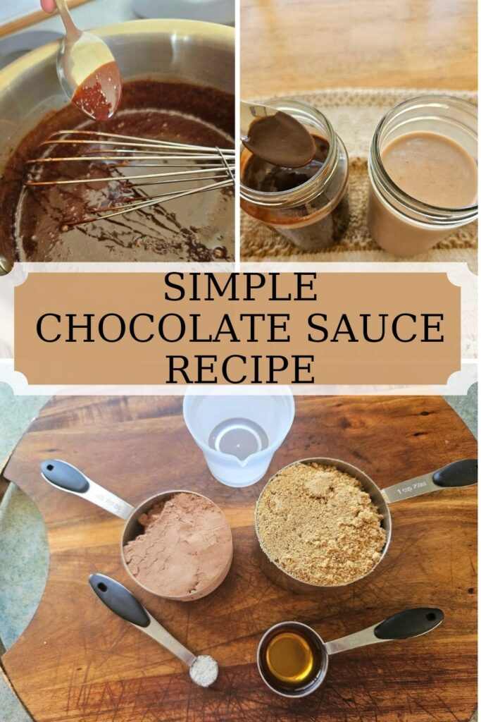 Looking for a simple, homemade, healthy chocolate syrup recipe everyone will love? This chocolate sauce recipe is easy and quick to make!