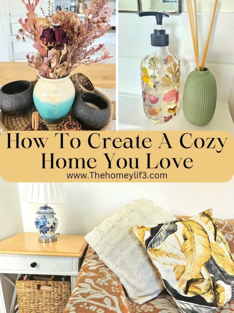 Your home should be your sanctuary. I share how you can indulge your 5 senses to turn your home into a cozy space you won't want to leave.