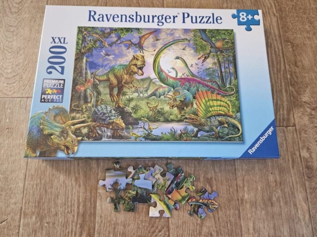 Fun dinosaur puzzle.