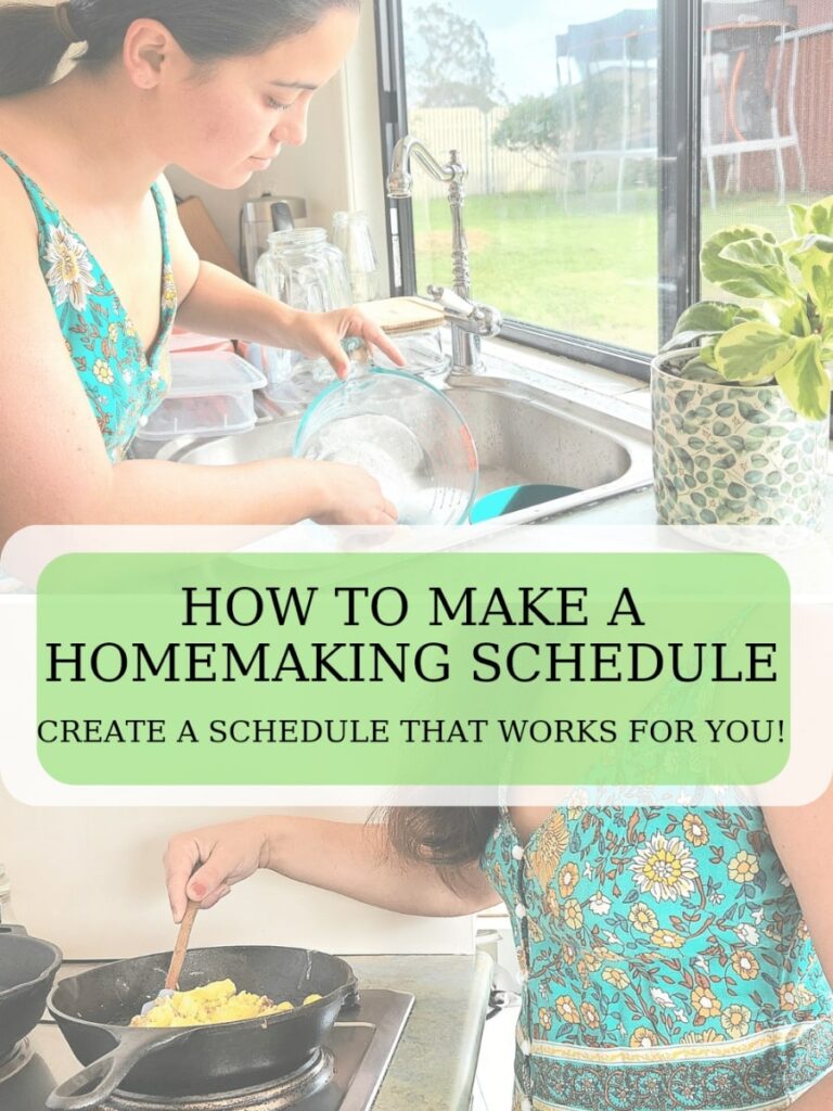 A homemaking schedule can be very freeing. I'll share with you tips on how to create your own individual schedule to suit your needs.