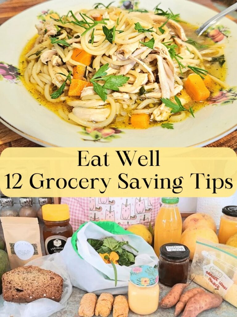 Save money on groceries now with these 12 tips. Use these tips to prolong your food, reduce food wastage and save money when you shop.