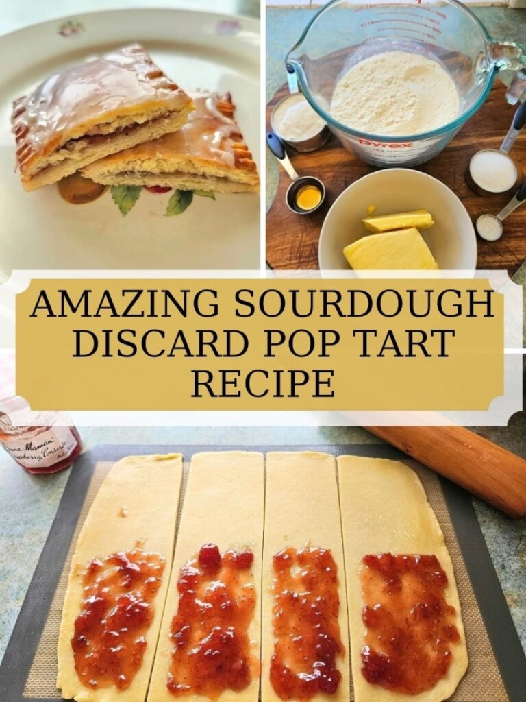 Easy and delicious homemade sourdough pop tart recipe. These recipe uses sourdough discard and is a great breakfast or snack option.