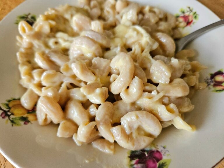 Creamy homemade Mac n cheese in a bowl.