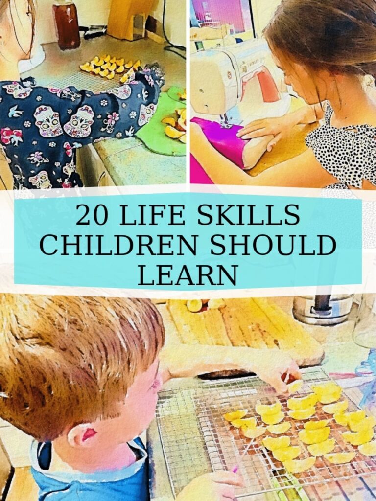 20 life skills children should learn that can help them for the rest of their lives. These skills can help for life's many challenges.