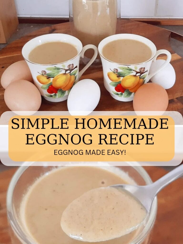 A simple homemade non-alcoholic eggnog recipe the family will love. Thick, creamy and full of flavour, it will be your new favourite drink.