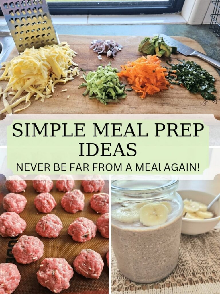 Easy meal prep ideas so you always have meals close at hand. Use these tips so you are never far from a healthy homemade meal.