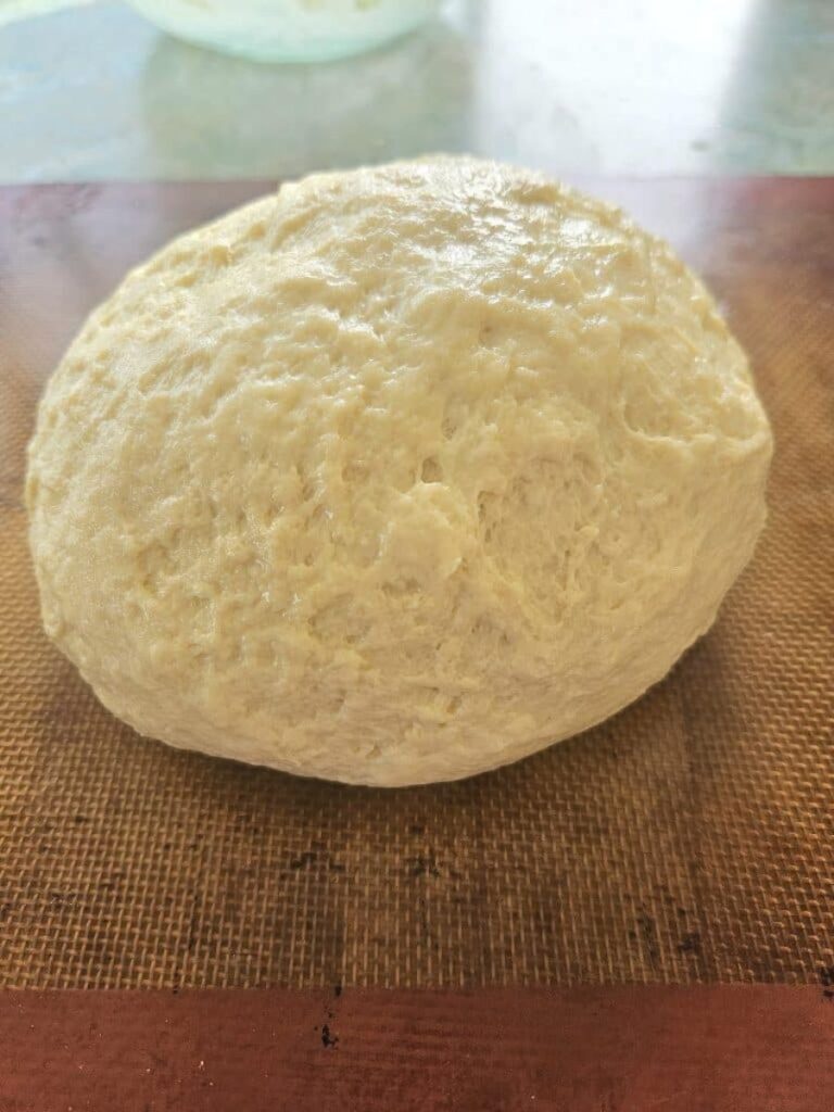 Sourdough bagel dough.