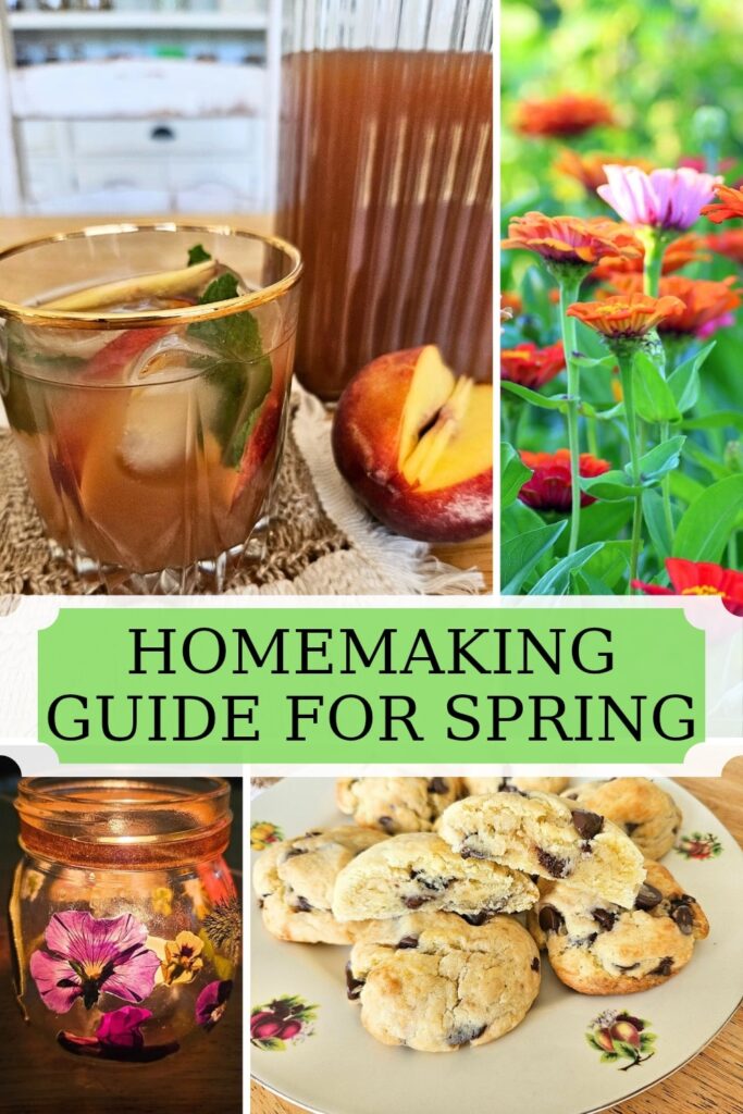 Here's a spring homemaking checklist to make sure you make the most of spring. From homemade baked goods and teas to friendly gatherings.