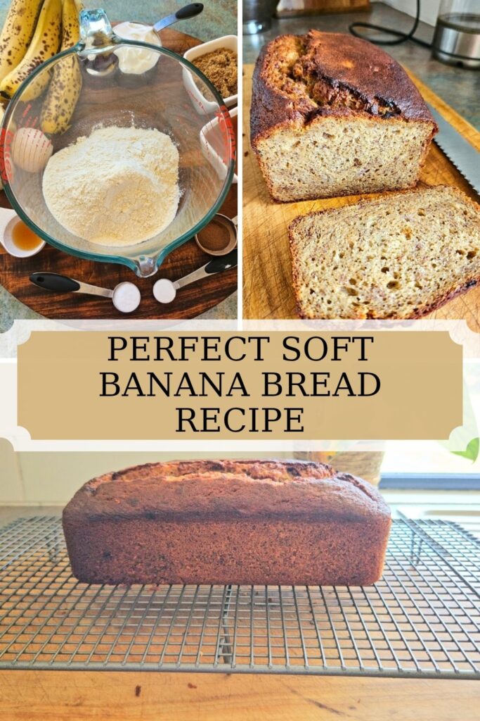 A simple healthy banana bread recipe. Moist, soft banana bread that can be frozen for a later date. Your next favourite recipe.