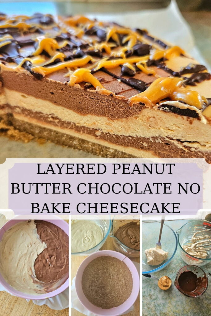 You are going to absolutely love this no bake peanut butter chocolate cheesecake recipe. Light, creamy, fluffy and bursting with flavour!